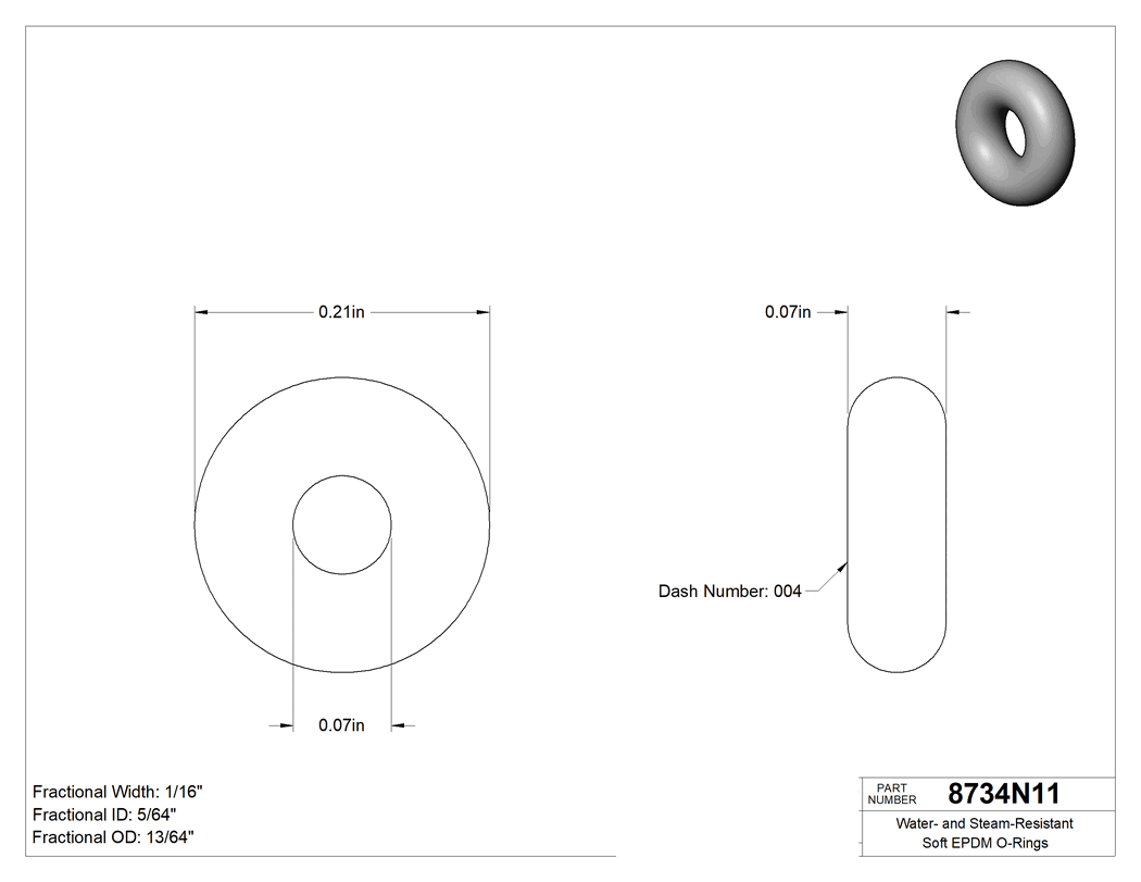 Technical drawing - 8734N11